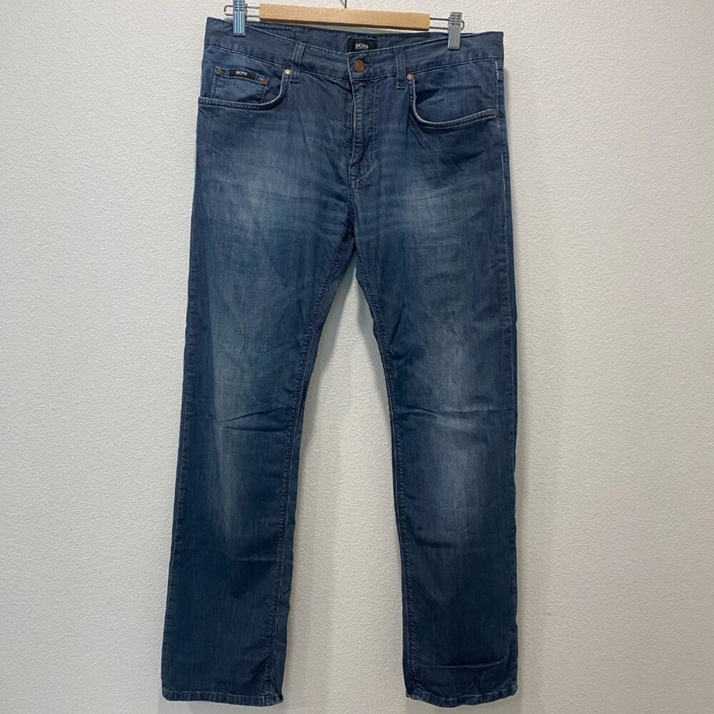 Hugo Boss Men's Slim Straight Stretch Light Weight Jeans - 30x32